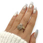 NZGD | 14ct Gold Heartflare Cluster Ring Valuation $4,600