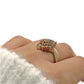 NZGD | 14ct Gold Heartflare Cluster Ring Valuation $4,600