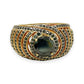 NZGD | 14ct Gold Black Diamond Eclipse Crest Ring Size V