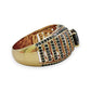 NZGD | 14ct Gold Black Diamond Eclipse Crest Ring Size V