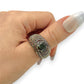 NZGD | 14ct Gold Black Diamond Eclipse Crest Ring Size V
