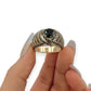 NZGD | 14ct Gold Black Diamond Eclipse Crest Ring Valuation $8,000