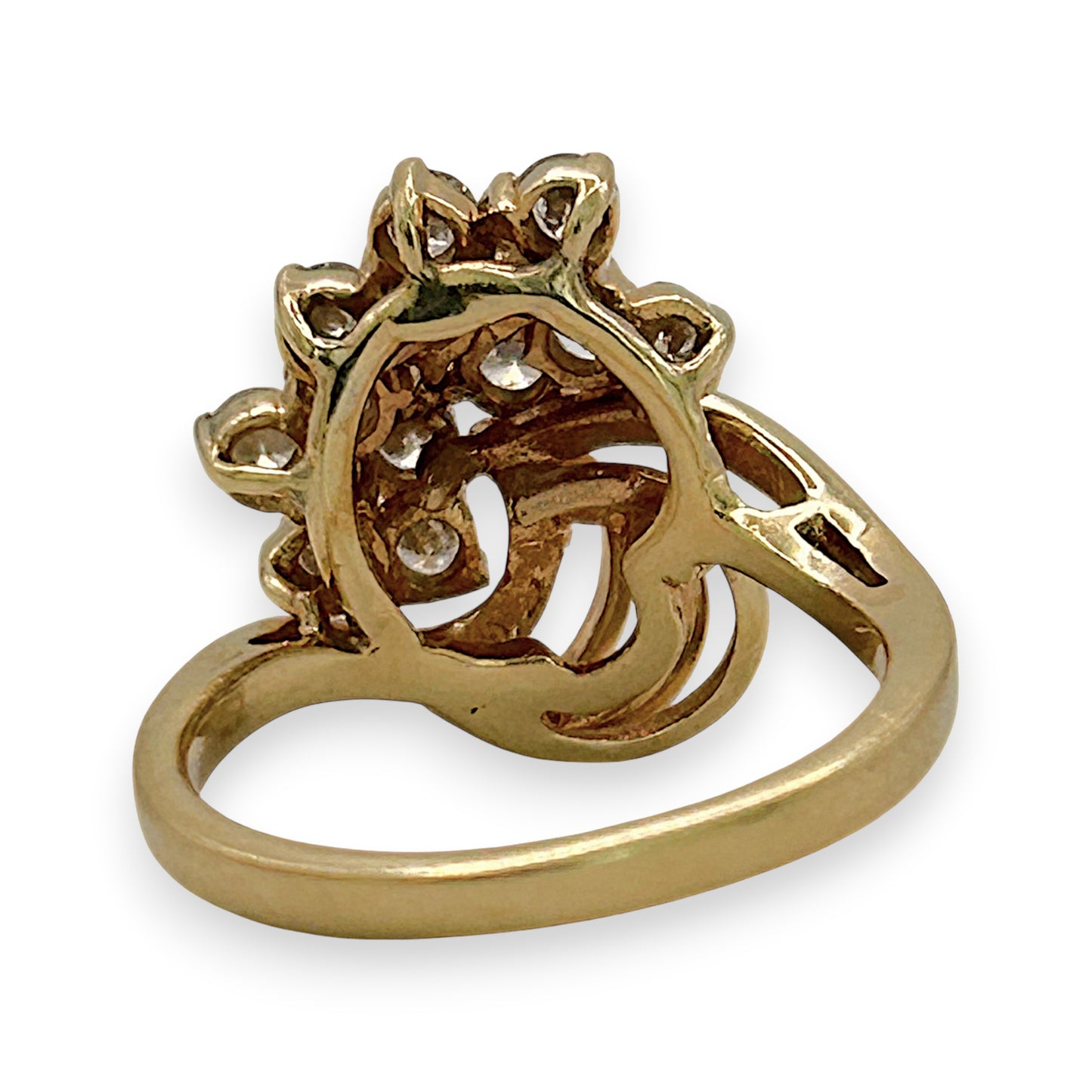 NZGD | 14ct Gold Diamond Starlight Cluster Ring Valuation $4,650
