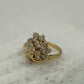 NZGD | 14ct Gold Diamond Starlight Cluster Ring Valuation $4,650