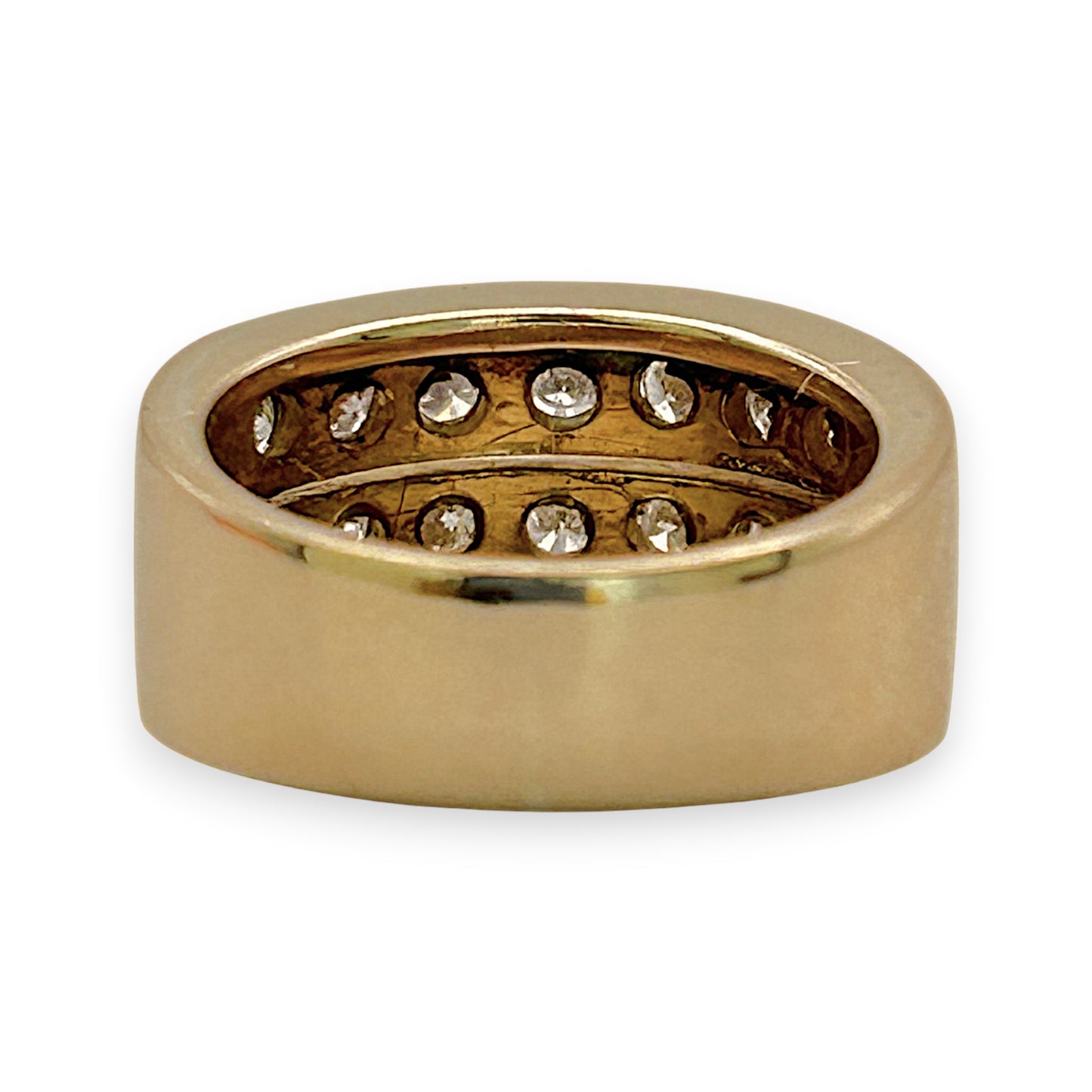 NZGD | 14ct Gold Heritage Wide Band Valuation $4,350