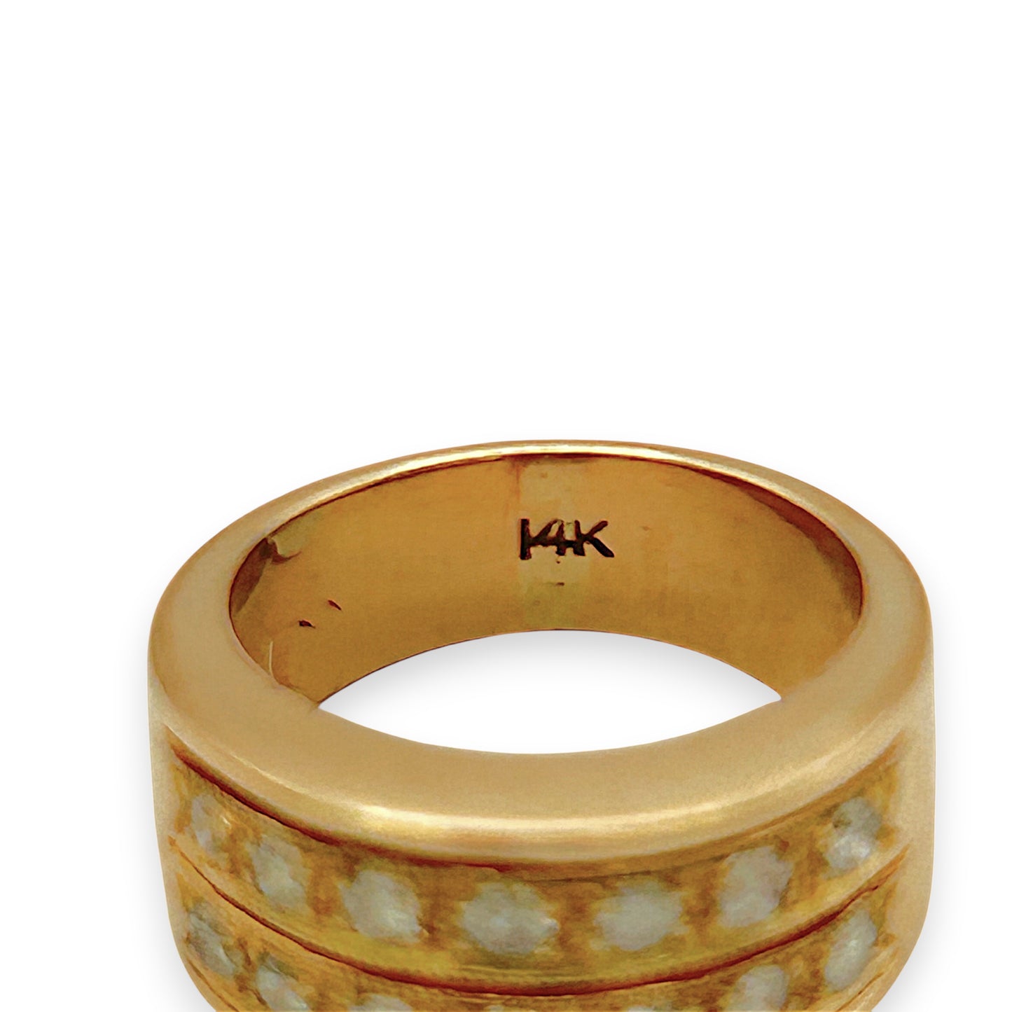 NZGD | 14ct Gold Heritage Wide Band Valuation $4,350