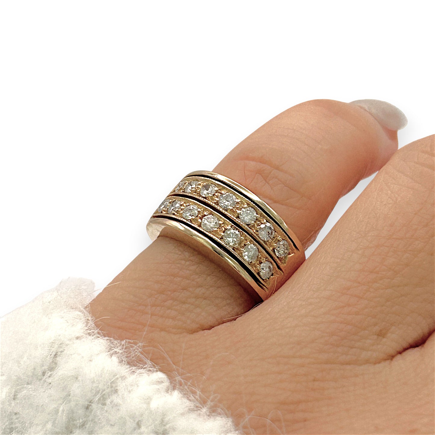 NZGD | 14ct Gold Heritage Wide Band Valuation $4,350