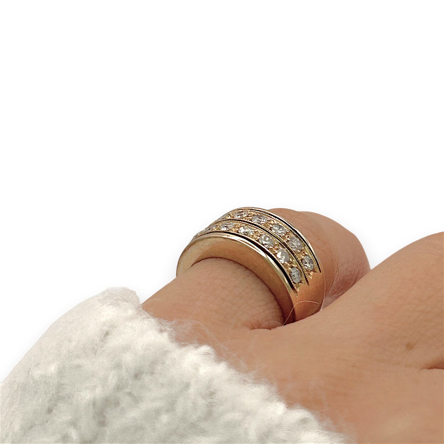 NZGD | 14ct Gold Heritage Wide Band Valuation $4,350
