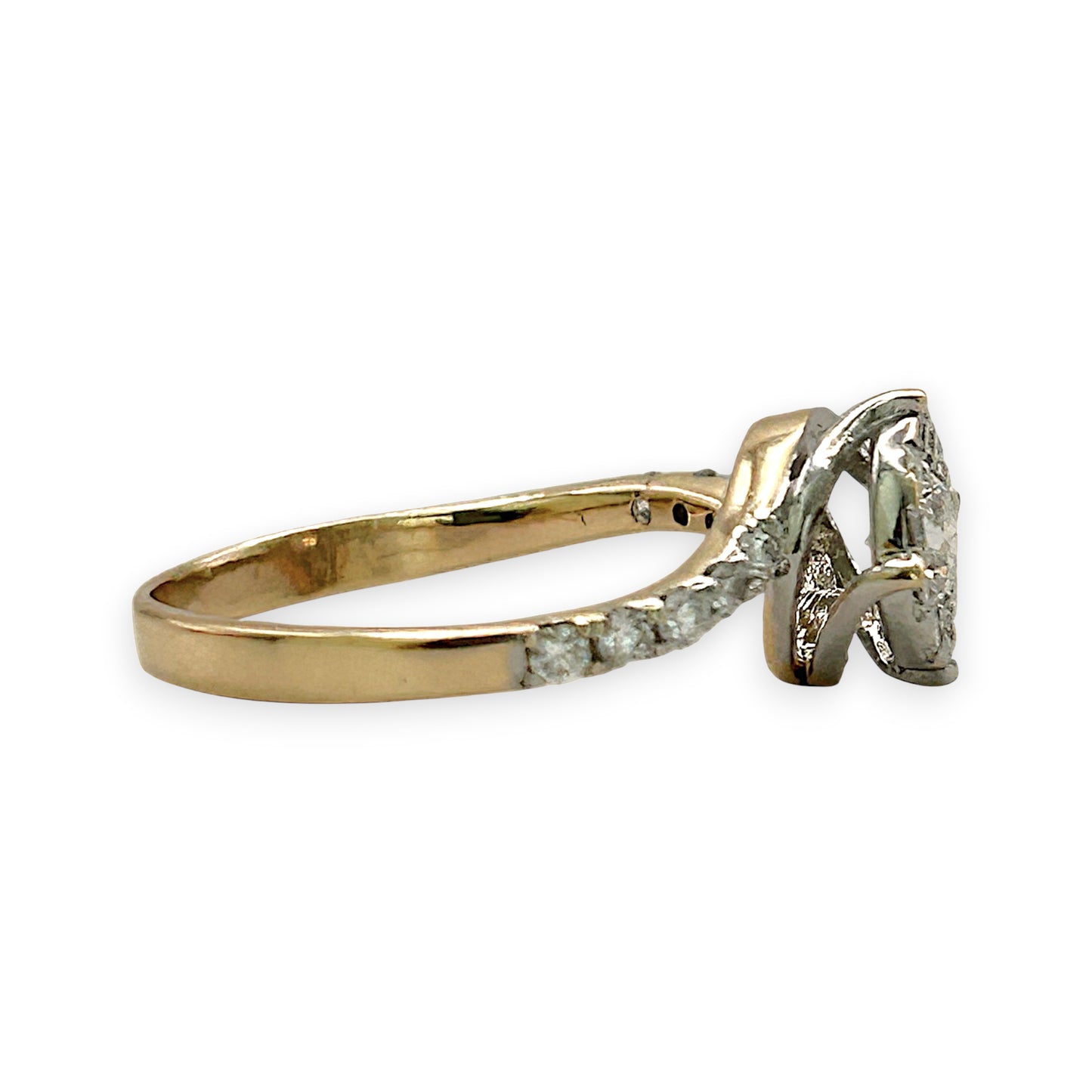 NZGD | 14ct Gold Celeste Diamond Cluster Ring Valuation $2,400
