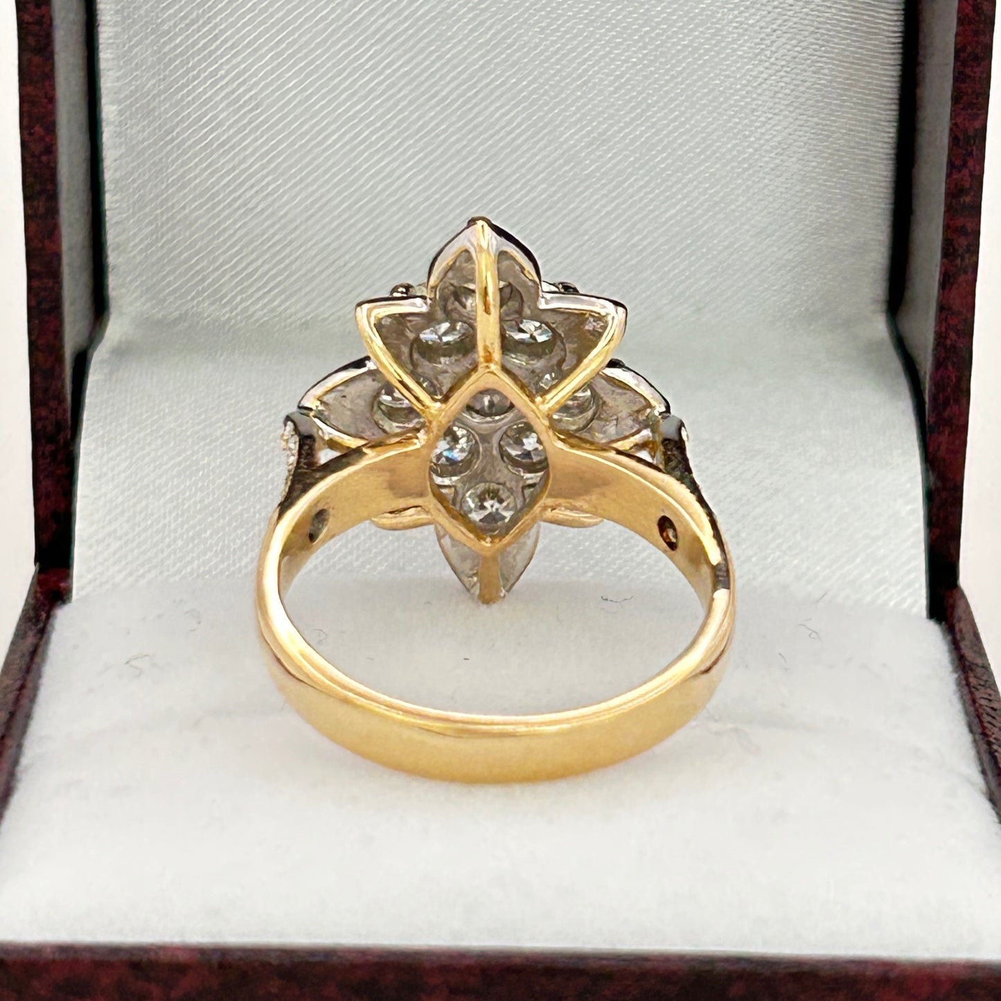 NZGD | 18ct Gold Diamond Bloom Royale Ring TDW1.995ct.