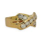 NZGD | 18ct Gold Diamond Crossover Ring Valuation $7,500