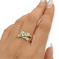 NZGD | 18ct Gold Diamond Crossover Ring Valuation $7,500