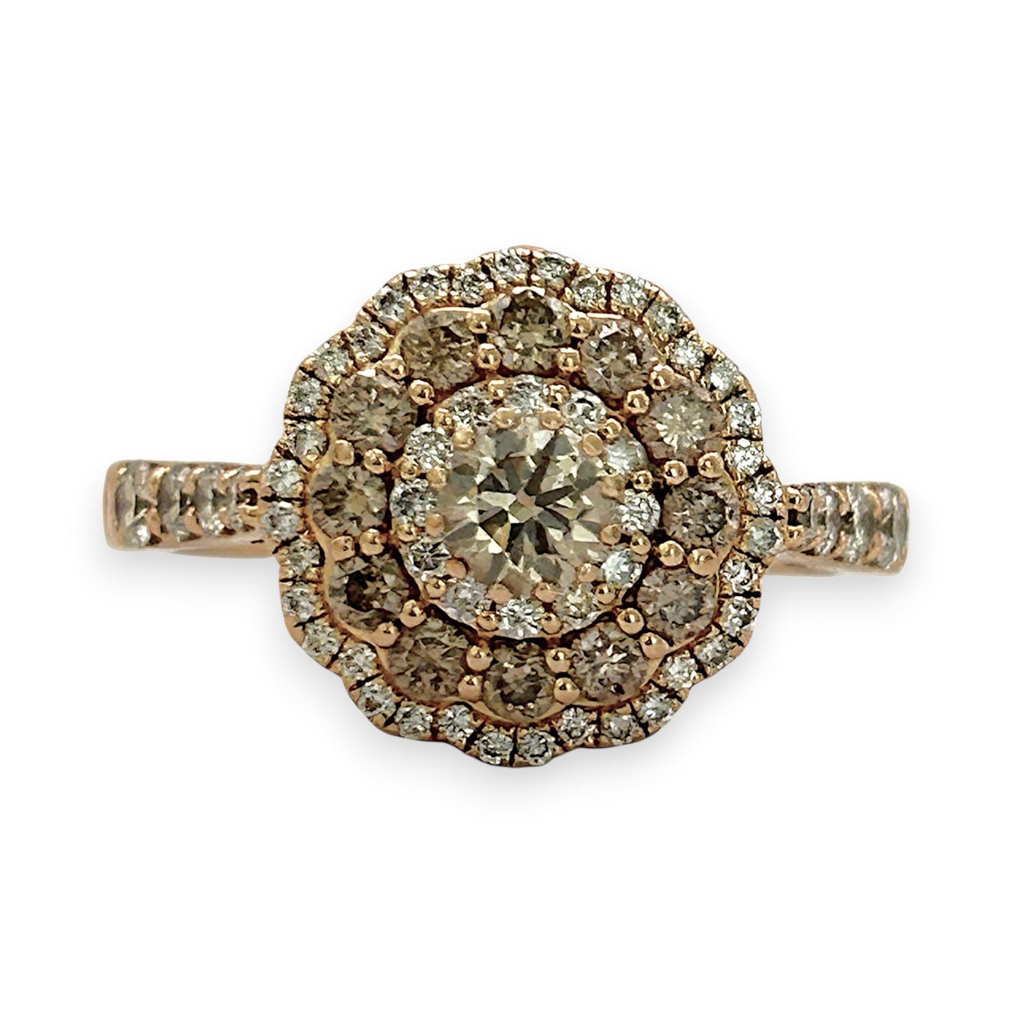 NZGD | 18ct Rose Gold Serenade Bloom Ring Valuation $6,400