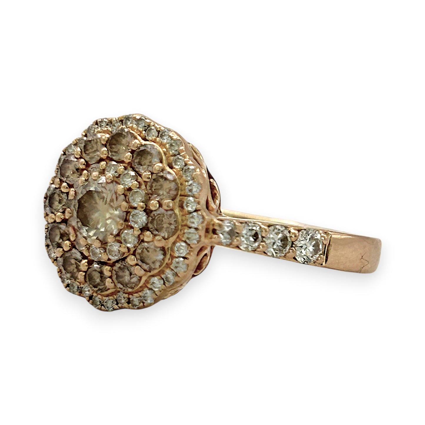NZGD | 18ct Rose Gold Serenade Bloom Ring Valuation $6,400