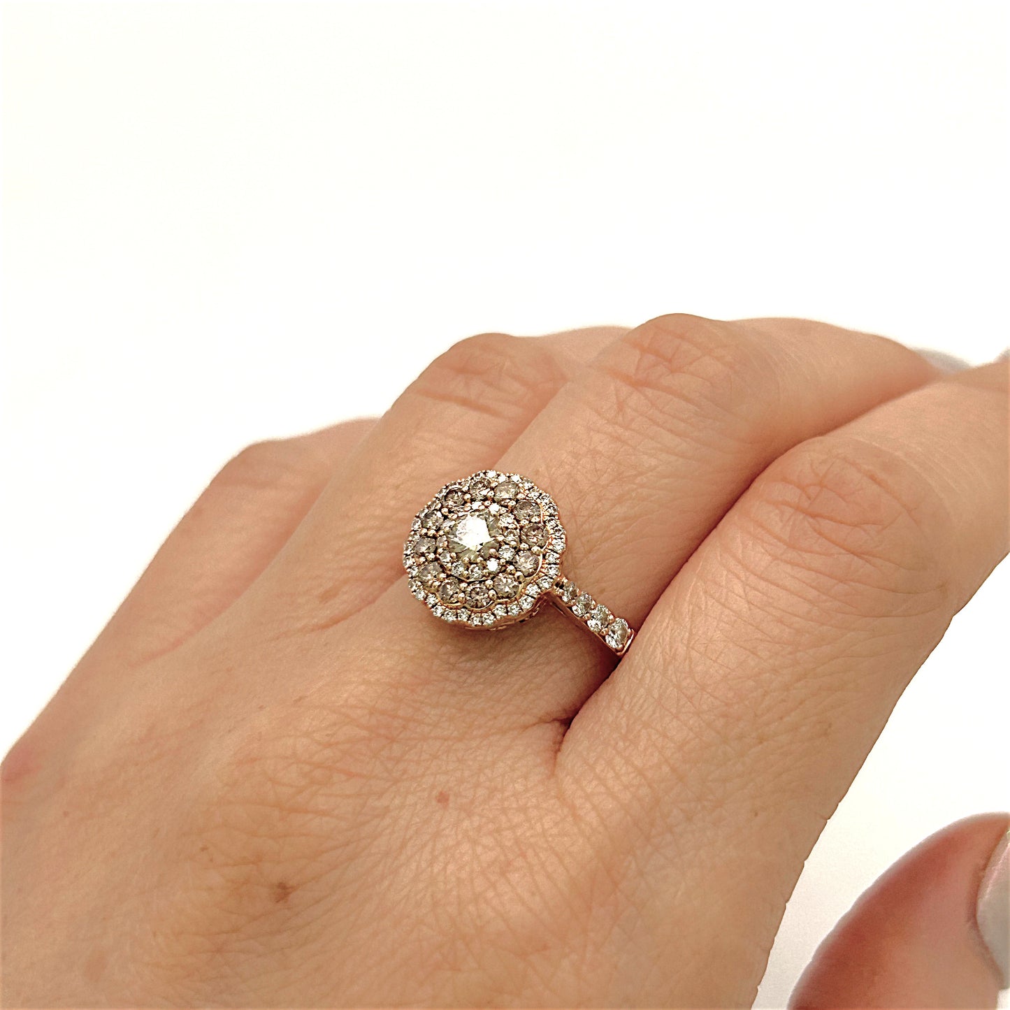 NZGD | 18ct Rose Gold Serenade Bloom Ring Valuation $6,400
