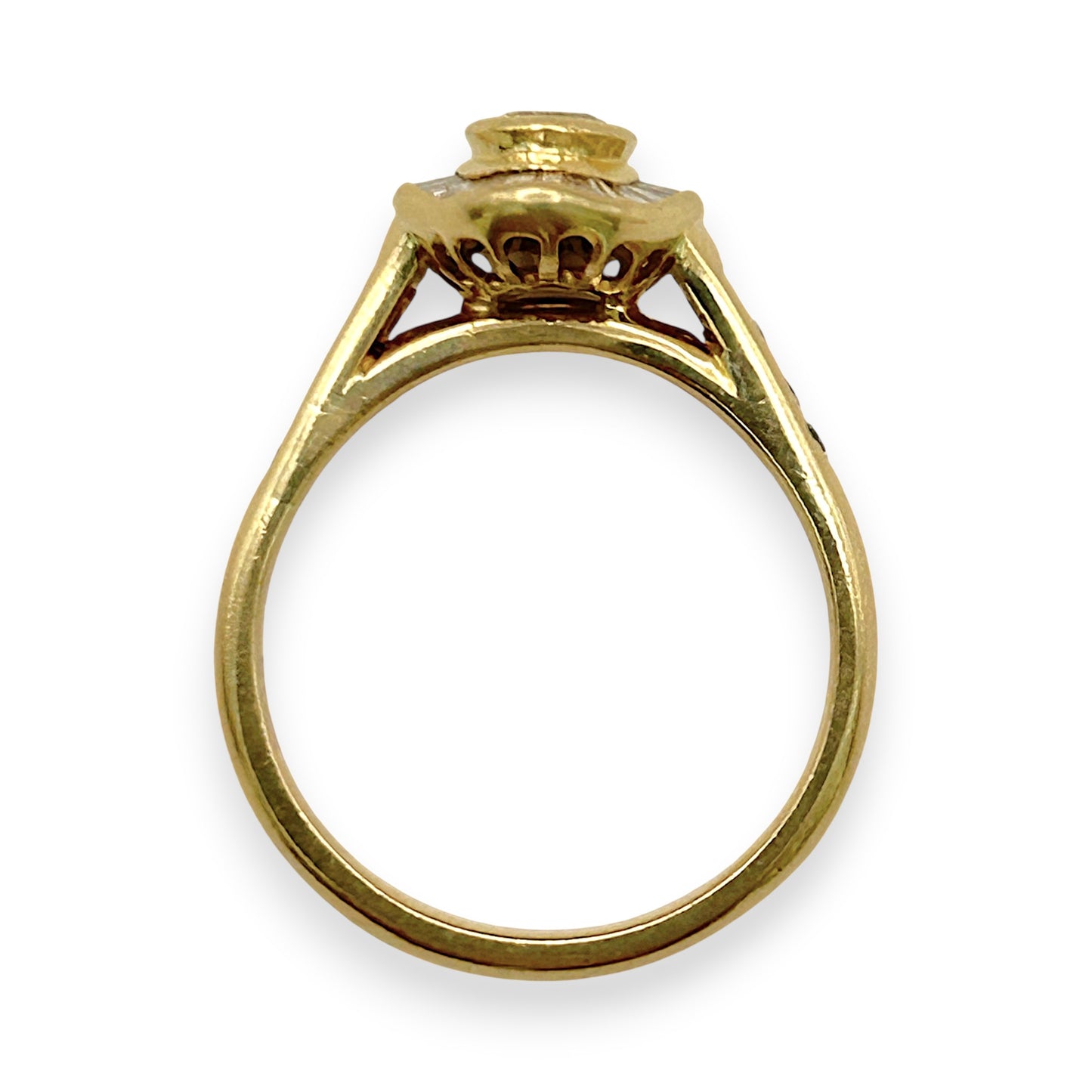 NZGD| 18ct Gold Radiant Crown Ring Valuation $6,850