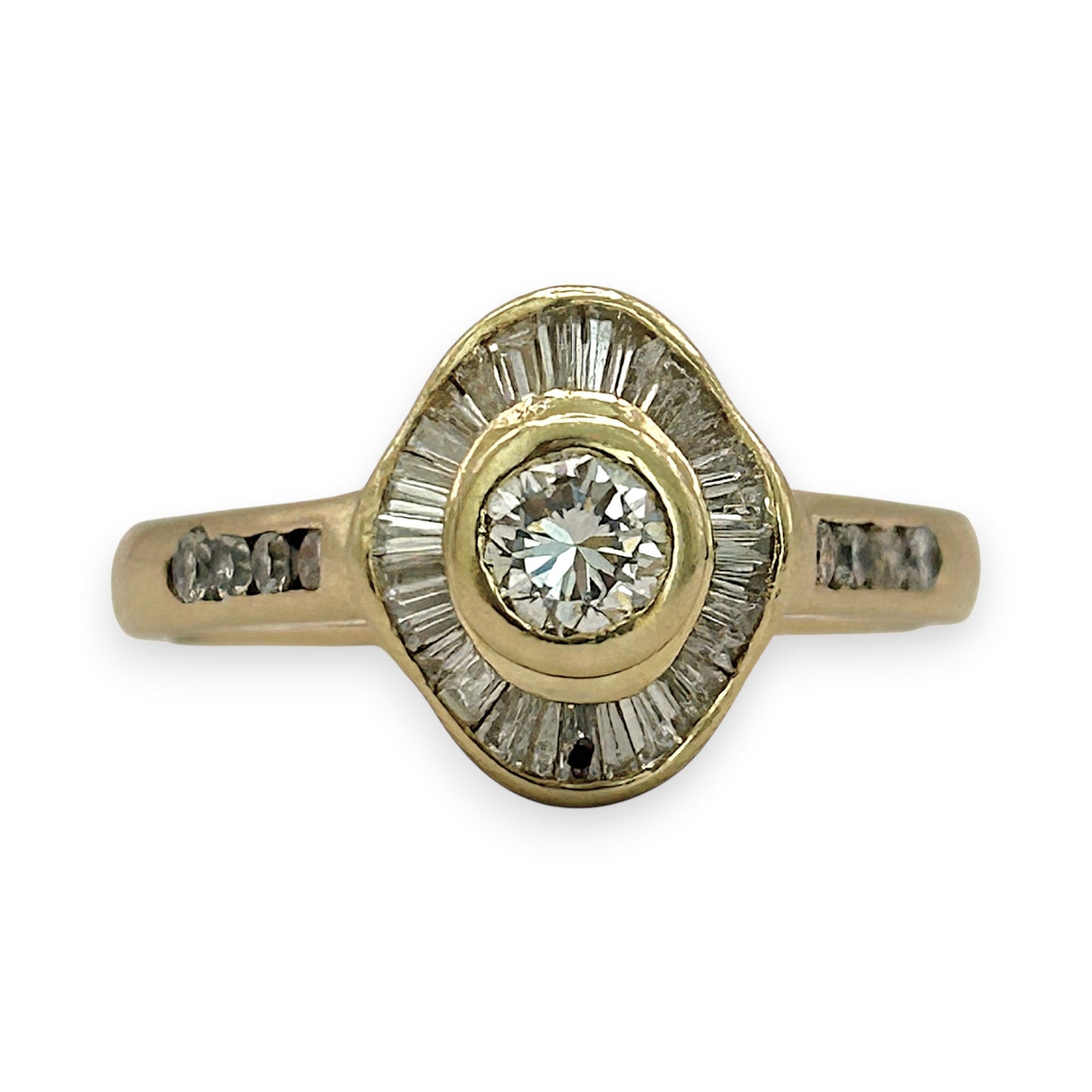 NZGD| 18ct Gold Radiant Crown Ring Valuation $6,850
