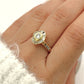 NZGD| 18ct Gold Radiant Crown Ring Valuation $6,850