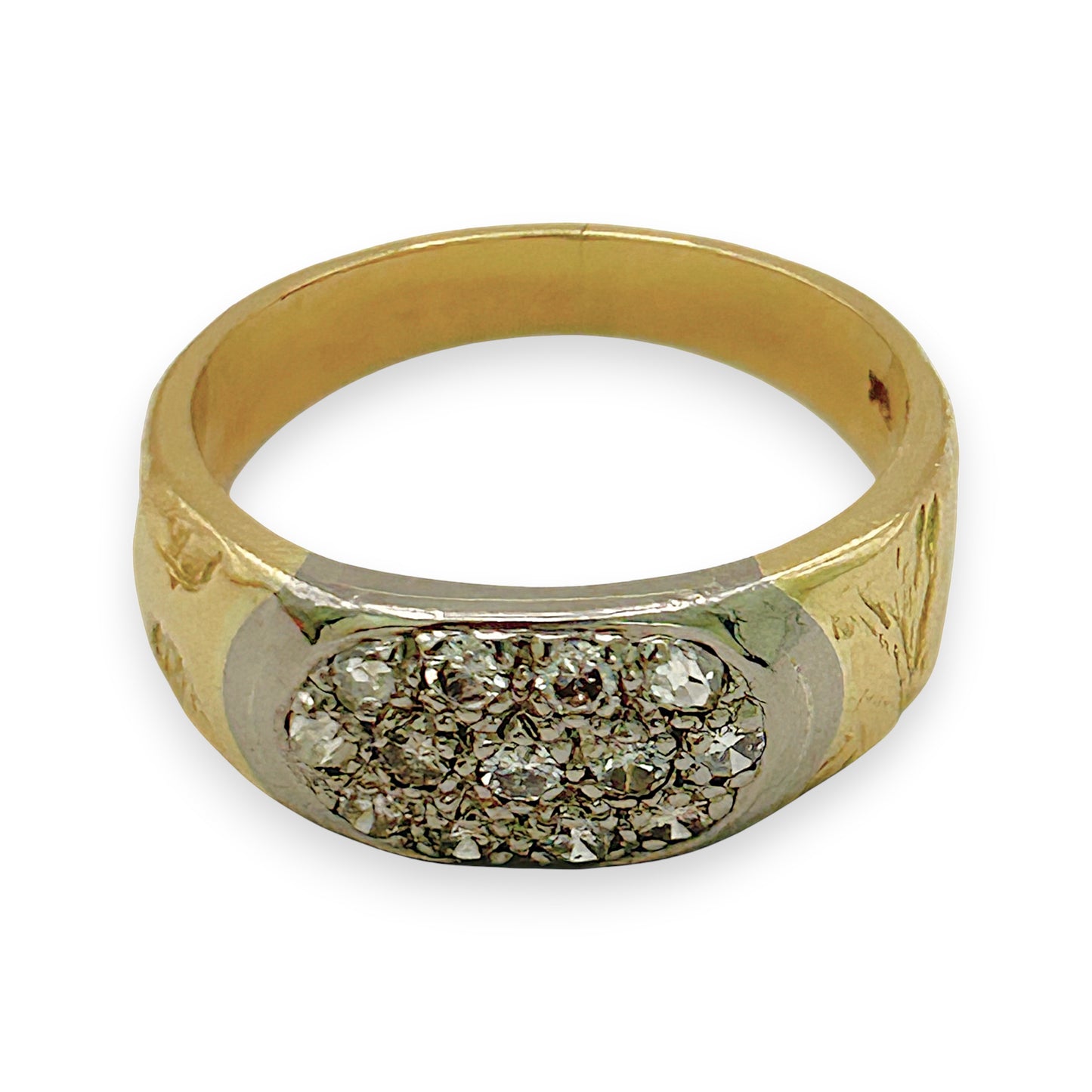 NZGD | 18ct Gold  Artisan Diamond Crown Ring Valuation $7,300