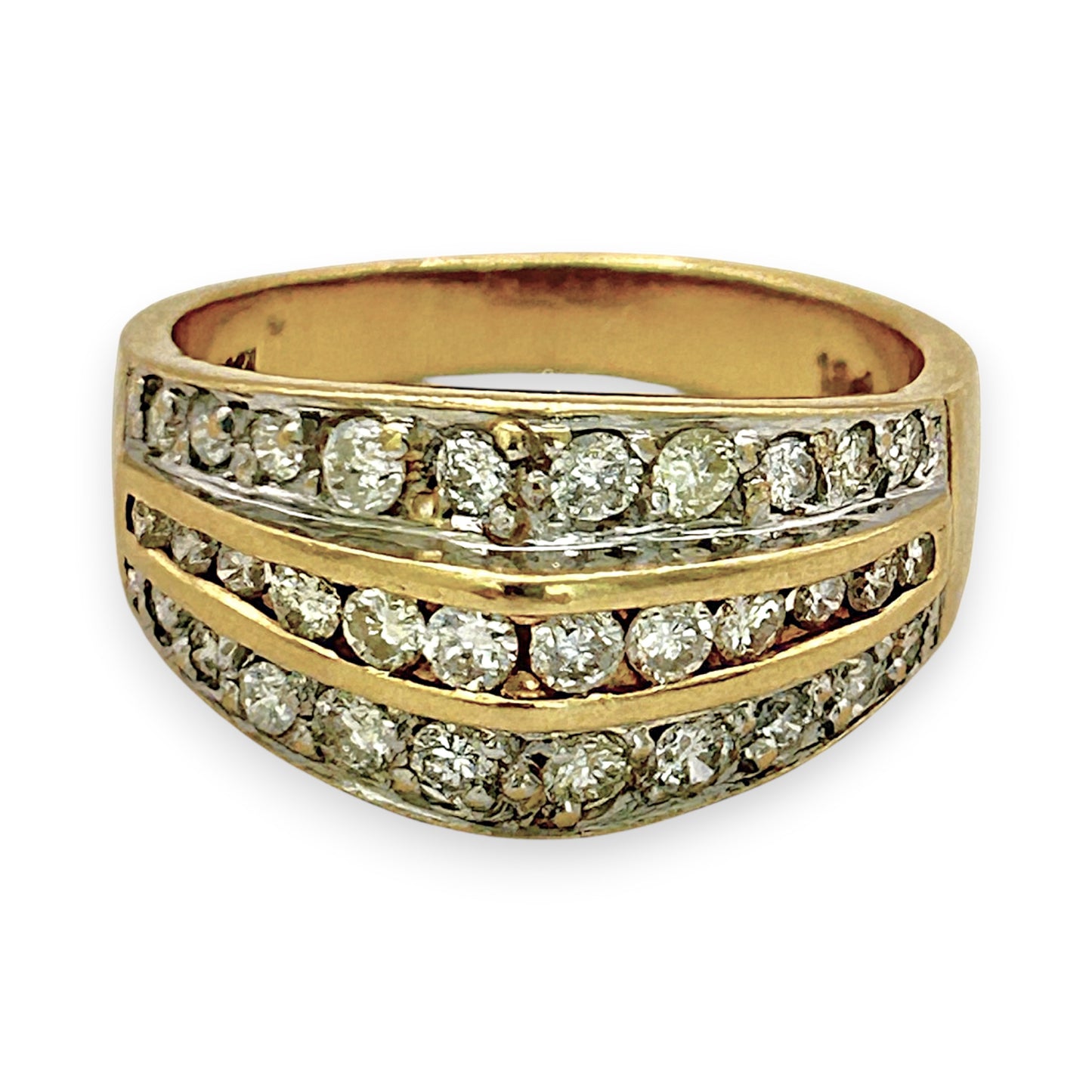 NZGD | 18ct Gold Timeless Spark Enternity Ring Valuation 5,000