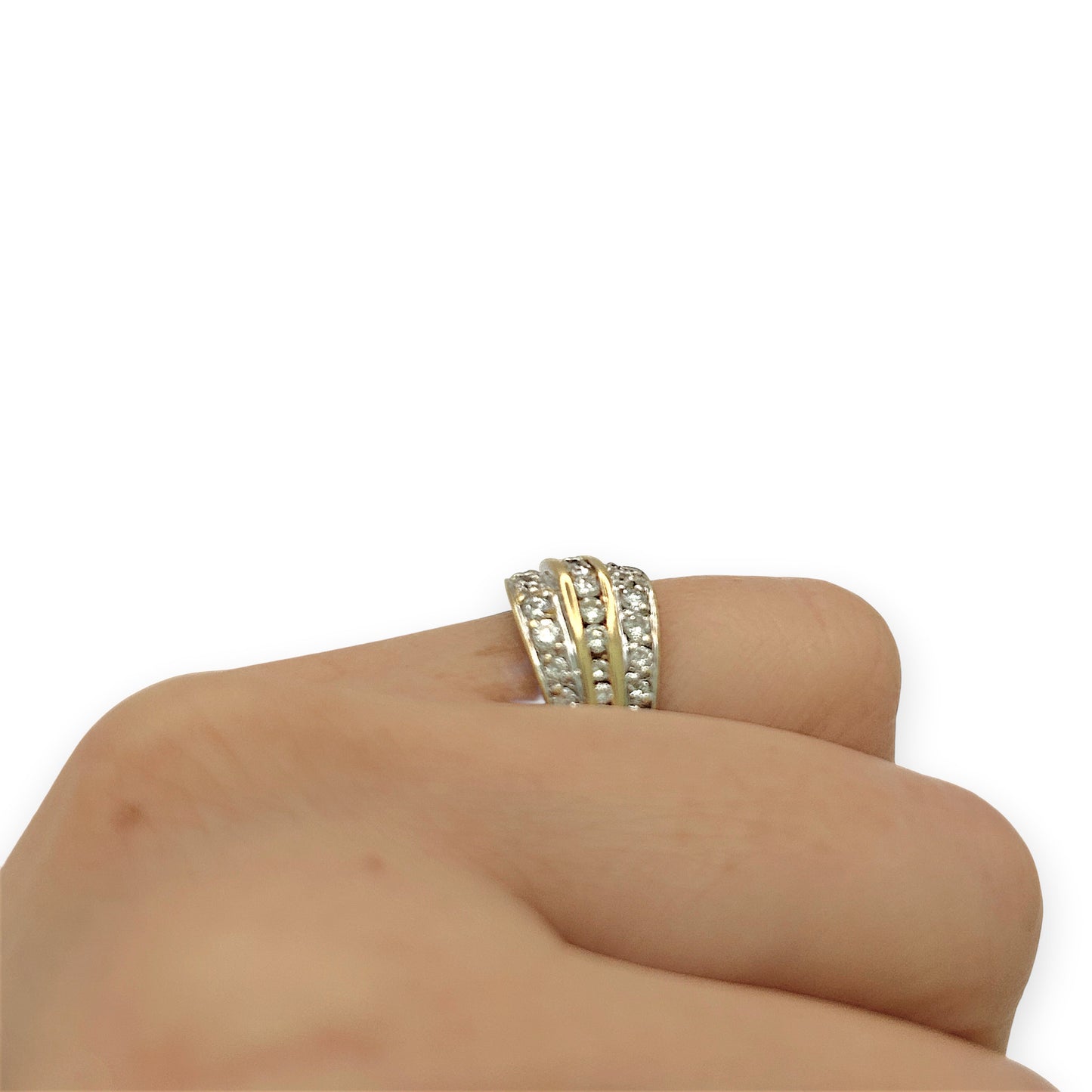 NZGD | 18ct Gold Timeless Spark Enternity Ring Valuation 5,000