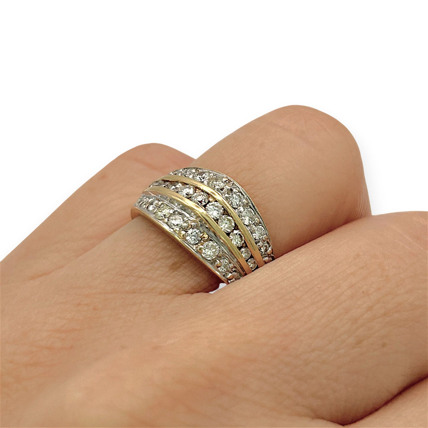 NZGD | 18ct Gold Timeless Spark Enternity Ring Valuation 5,000
