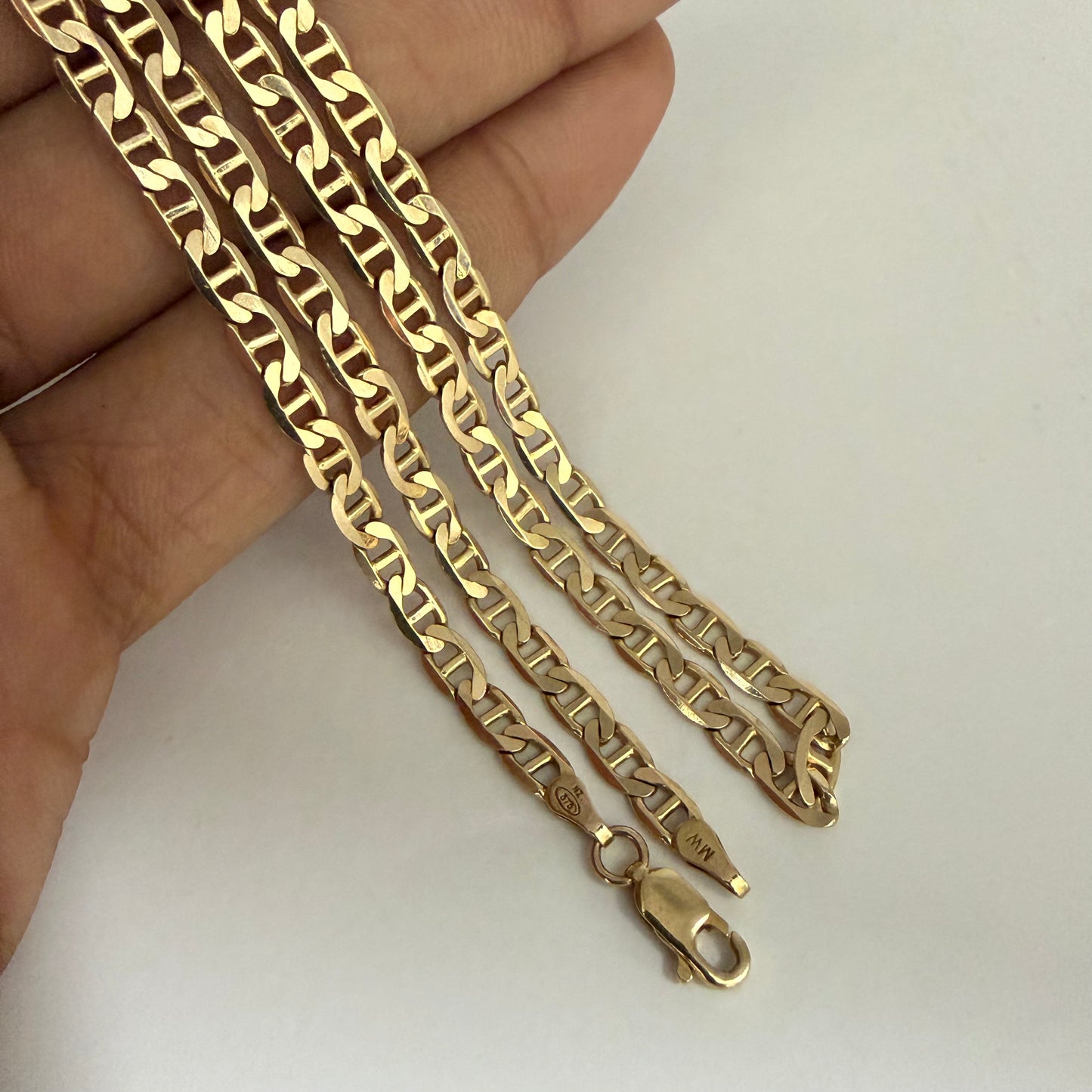 NZGD | 9ct Gold Aotearoa Mariner Signature Chain 50cm