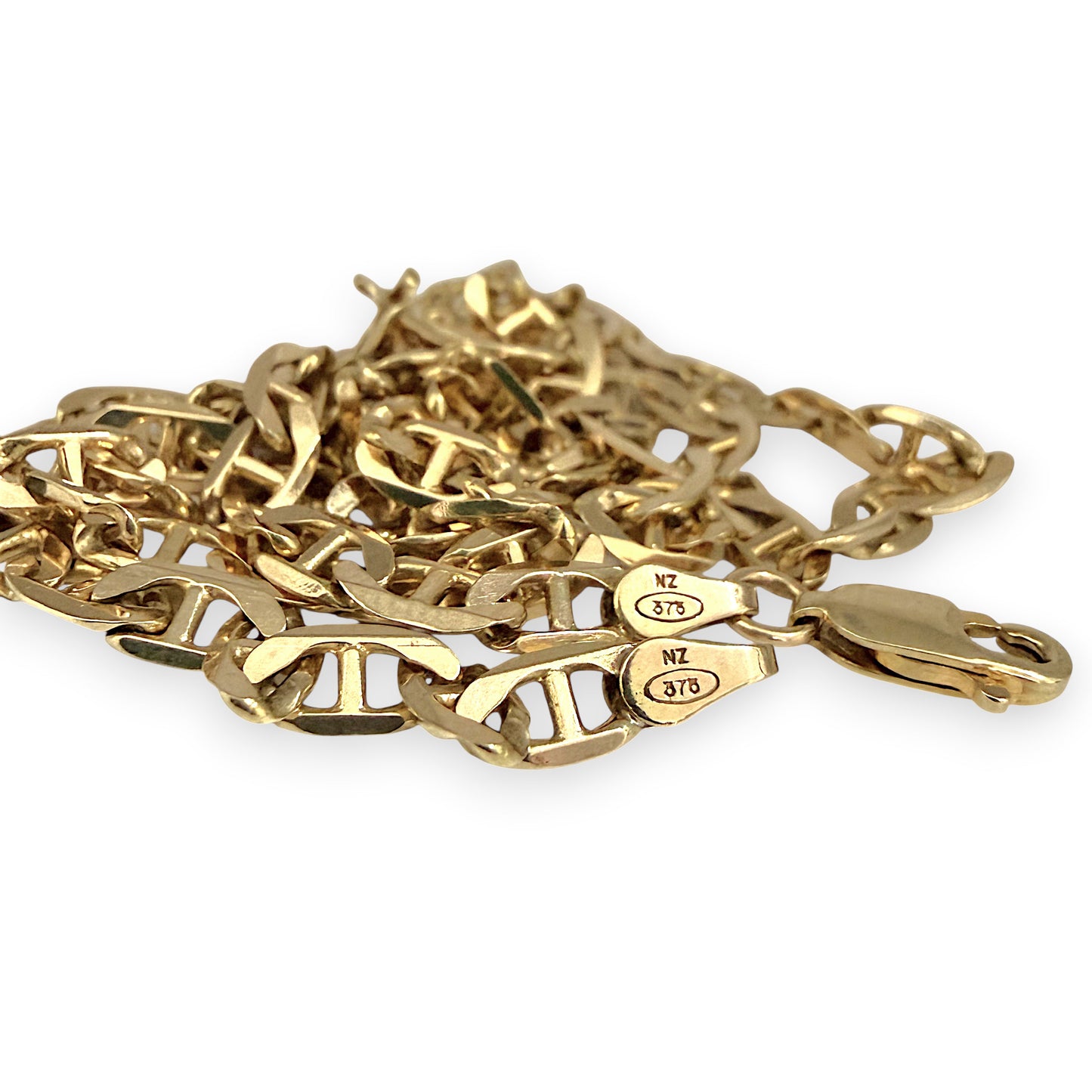 NZGD | 9ct Gold Aotearoa Mariner Signature Chain 50cm