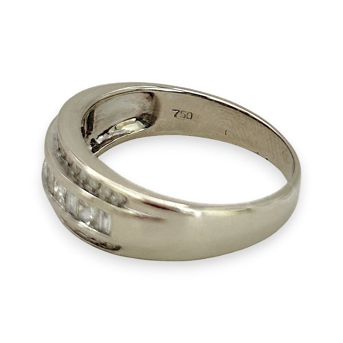 NZGD | 18ct White Gold Lusterline Regal Band Valuation $5,400