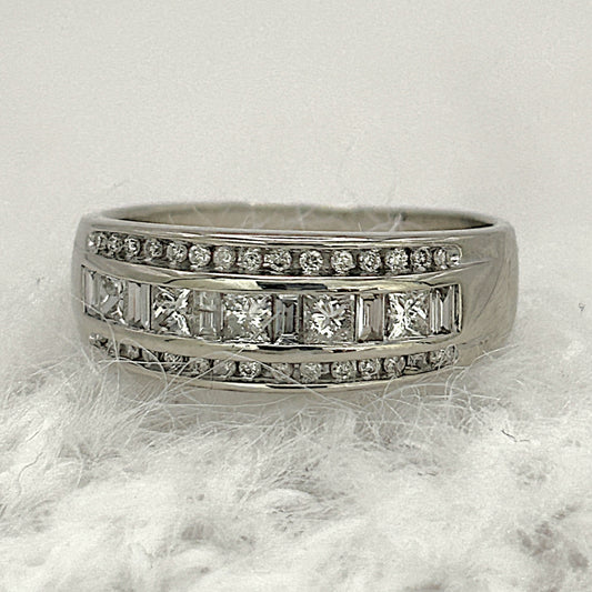 NZGD | 18ct White Gold Lusterline Regal Band Valuation $5,400