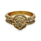 NZGD | 18ct Gold Diamond Heritage Burst Ring Valuation $5,800