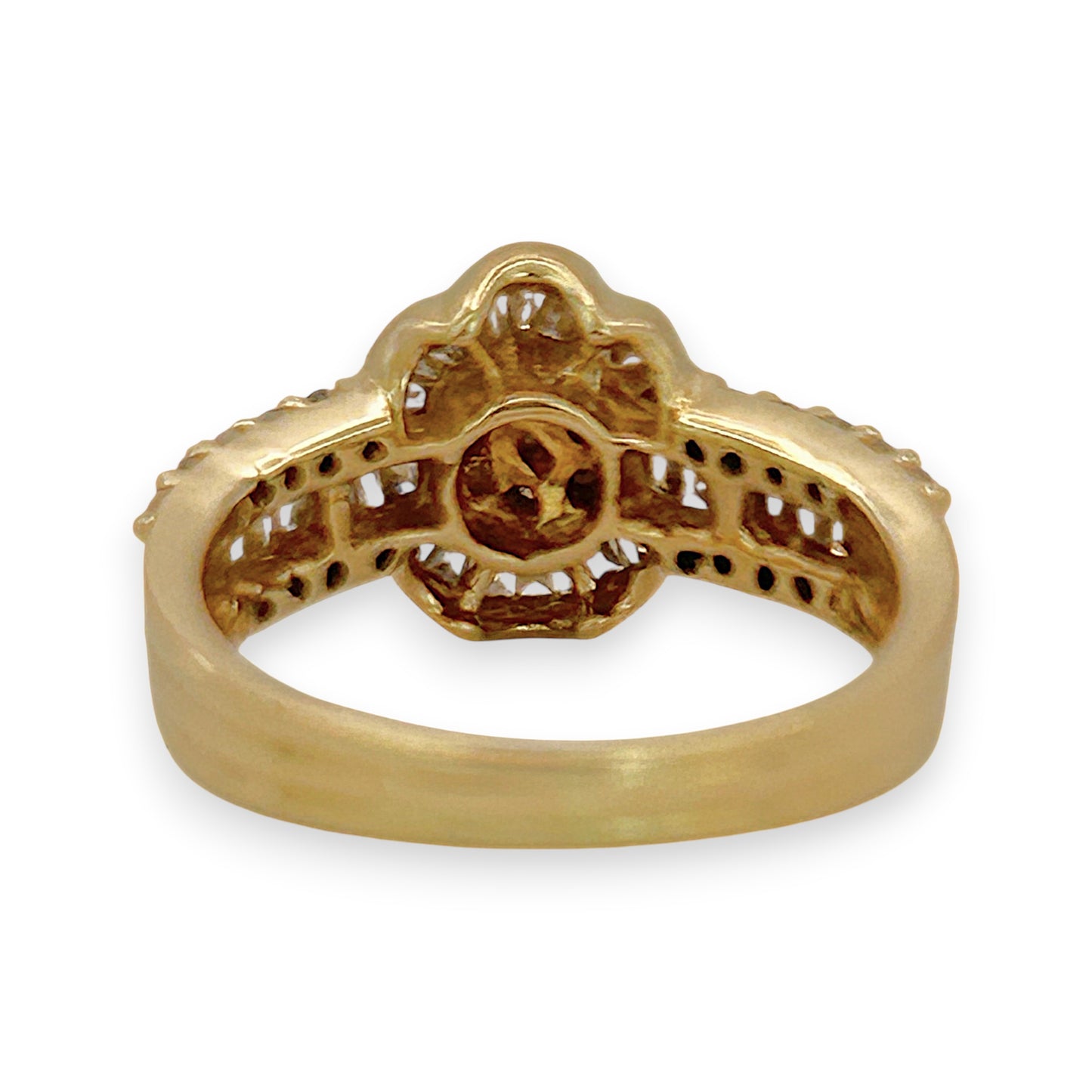 NZGD | 18ct Gold Diamond Heritage Burst Ring Valuation $5,800