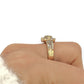 NZGD | 18ct Gold Diamond Heritage Burst Ring Valuation $5,800