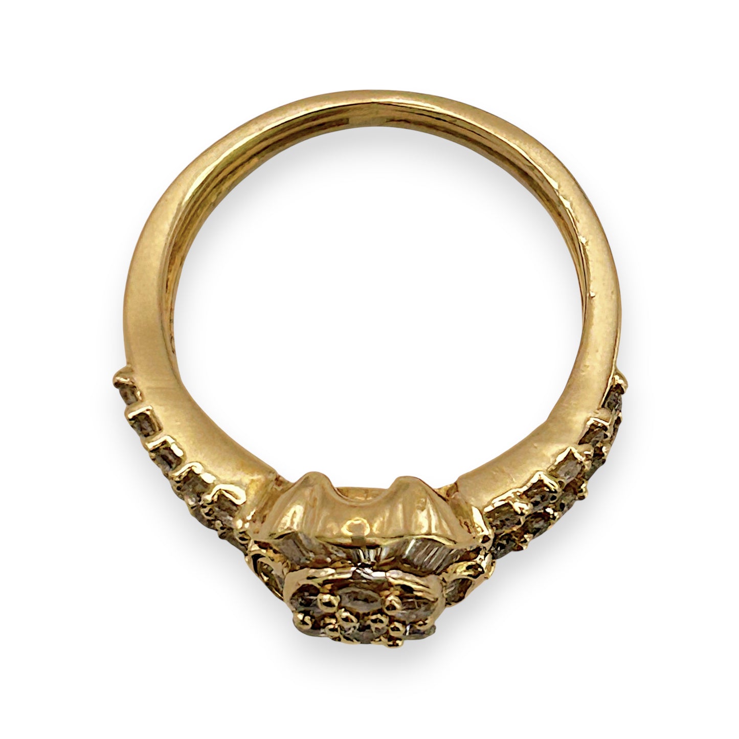 NZGD | 18ct Gold Diamond Heritage Burst Ring Valuation $5,800