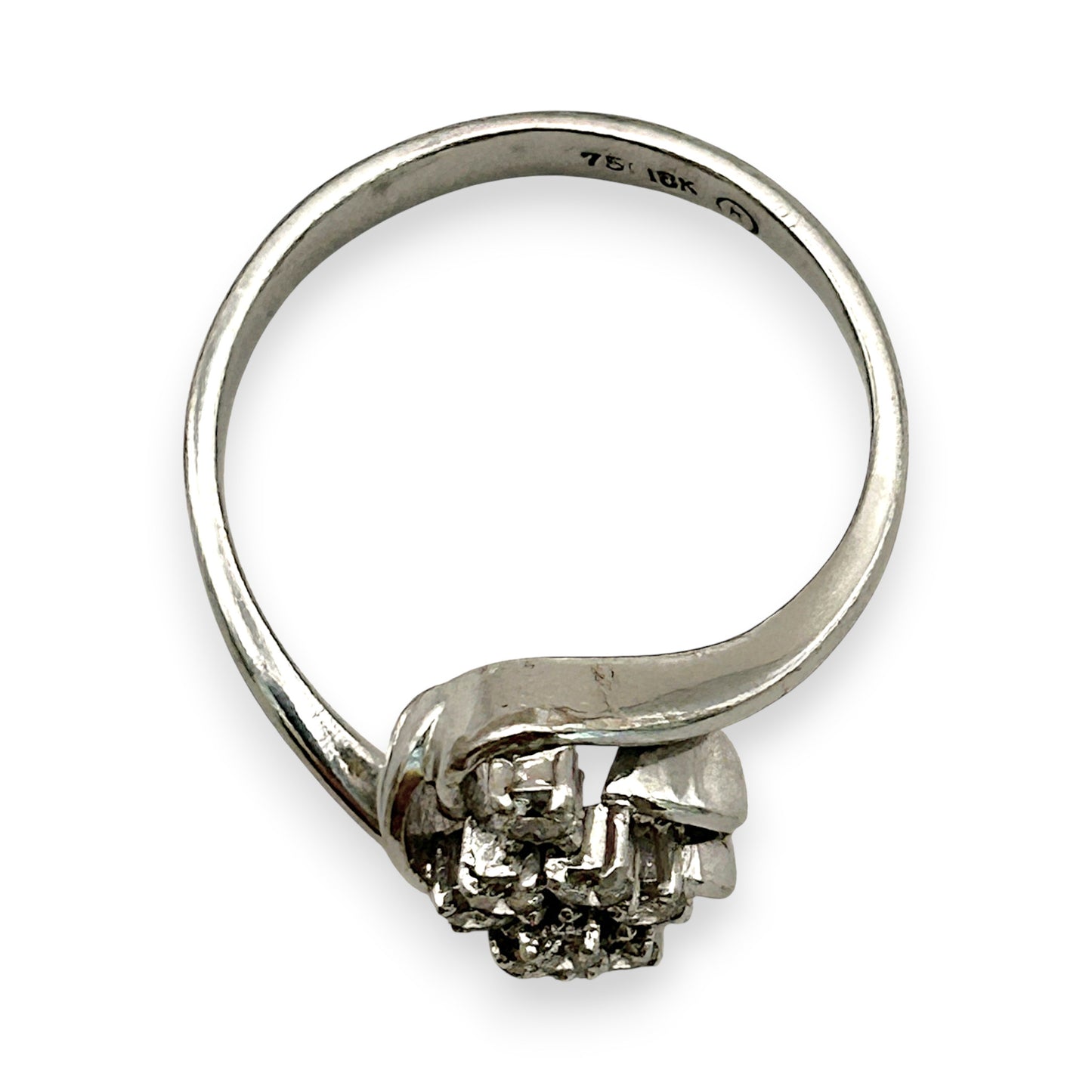 NZGD| 18ct White Gold Whitefire Elegance Ring Valuation $3,400