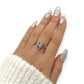 NZGD| 18ct White Gold Whitefire Elegance Ring Valuation $3,400