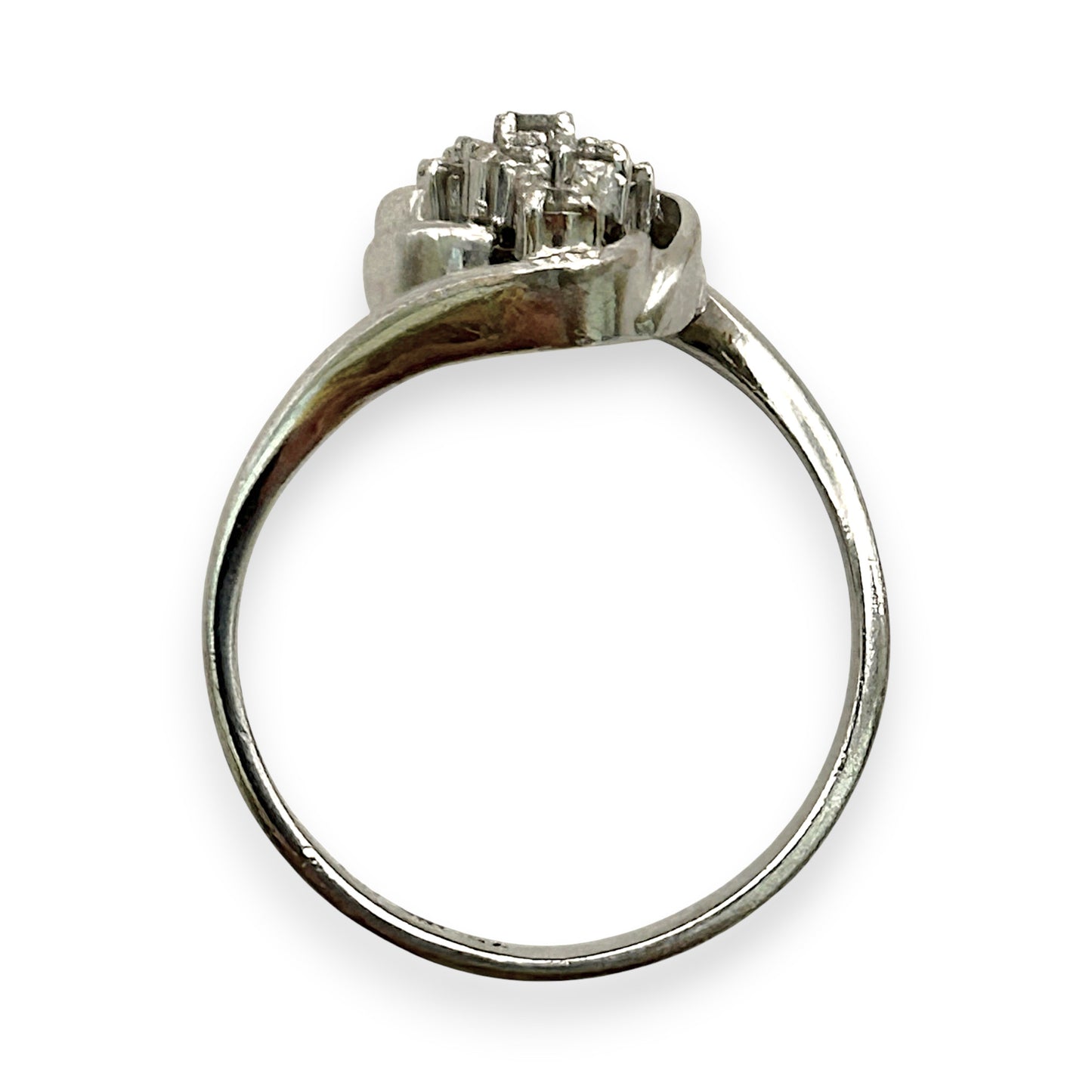 NZGD| 18ct White Gold Whitefire Elegance Ring Valuation $3,400