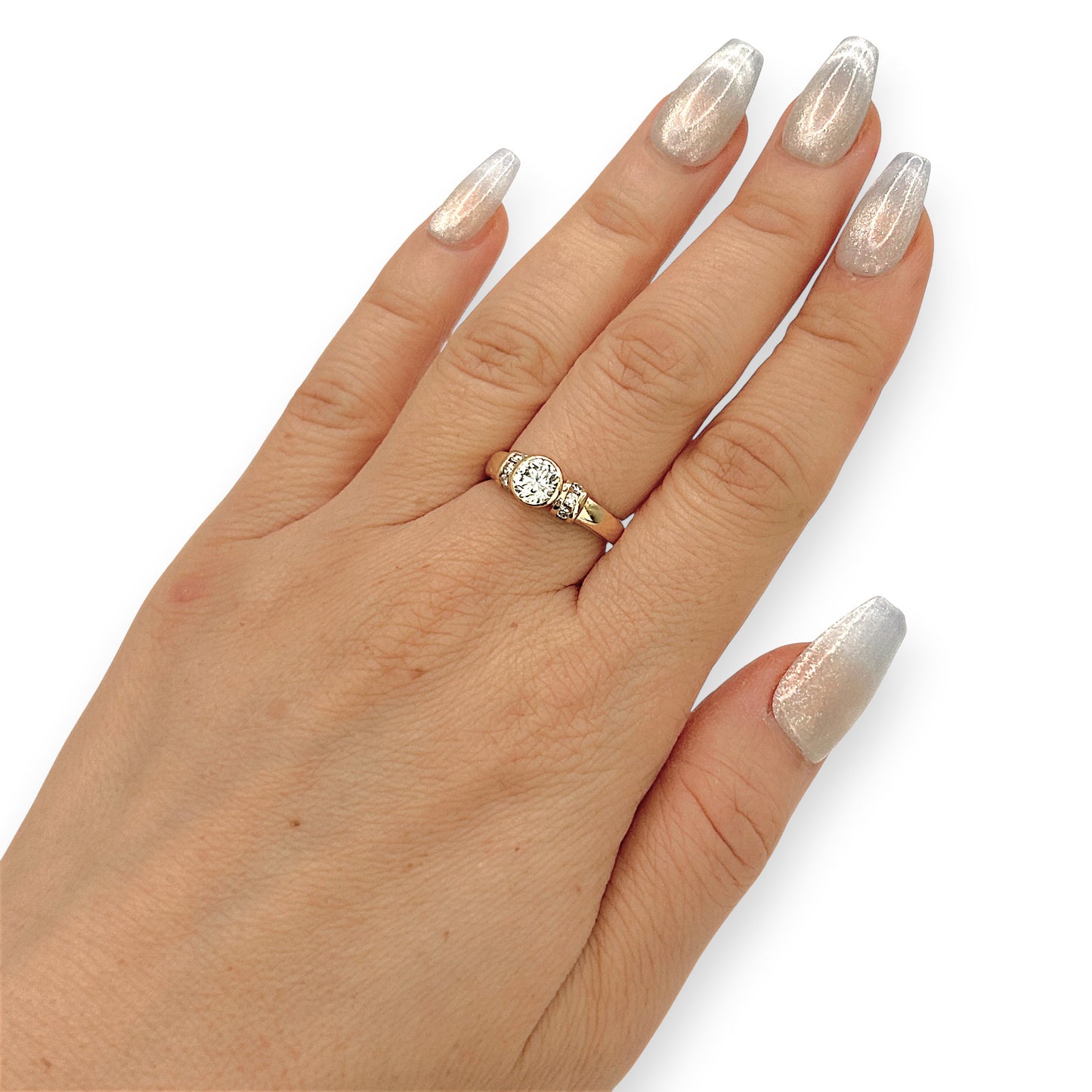 NZGD | 18ct Gold Golden Halo Majesty Ring Valuation $9,000