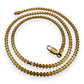 NZGD | 9ct Gold Aureum Double‑Flow Chain 42cm