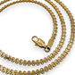 NZGD | 9ct Gold Aureum Double‑Flow Chain 42cm