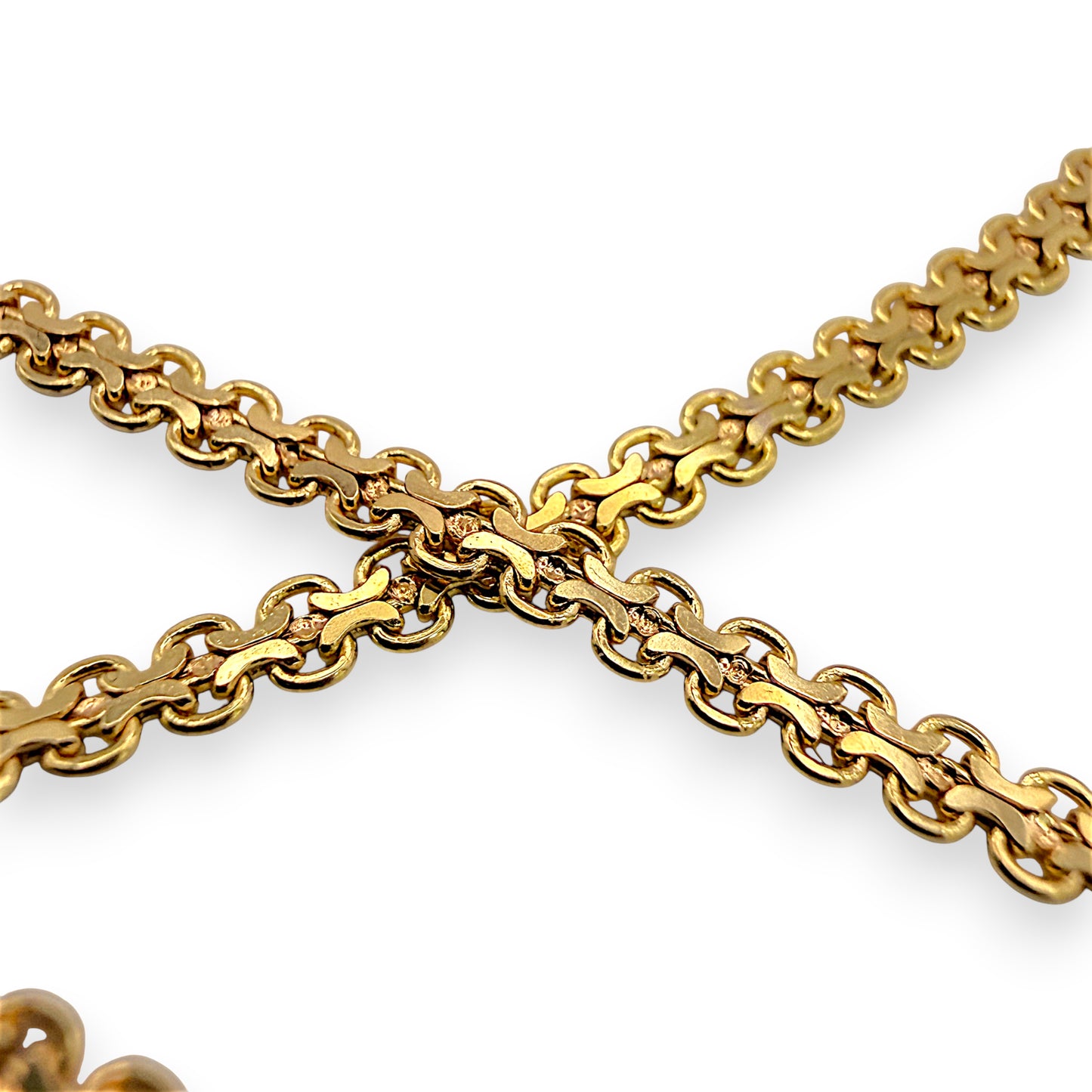 NZGD | 9ct Gold Aureum Double‑Flow Chain 42cm