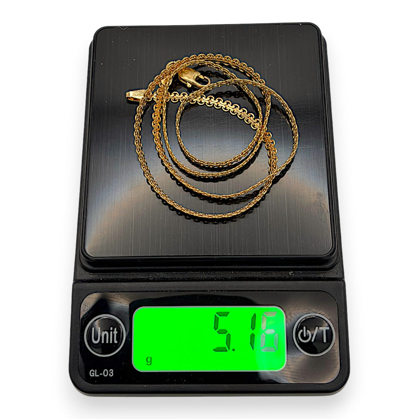 NZGD | 9ct Gold Aureum Double‑Flow Chain 42cm