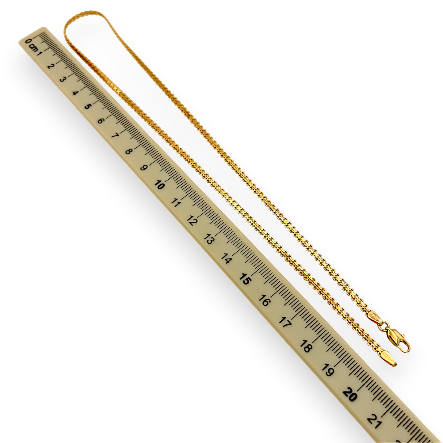 NZGD | 9ct Gold Aureum Double‑Flow Chain 42cm