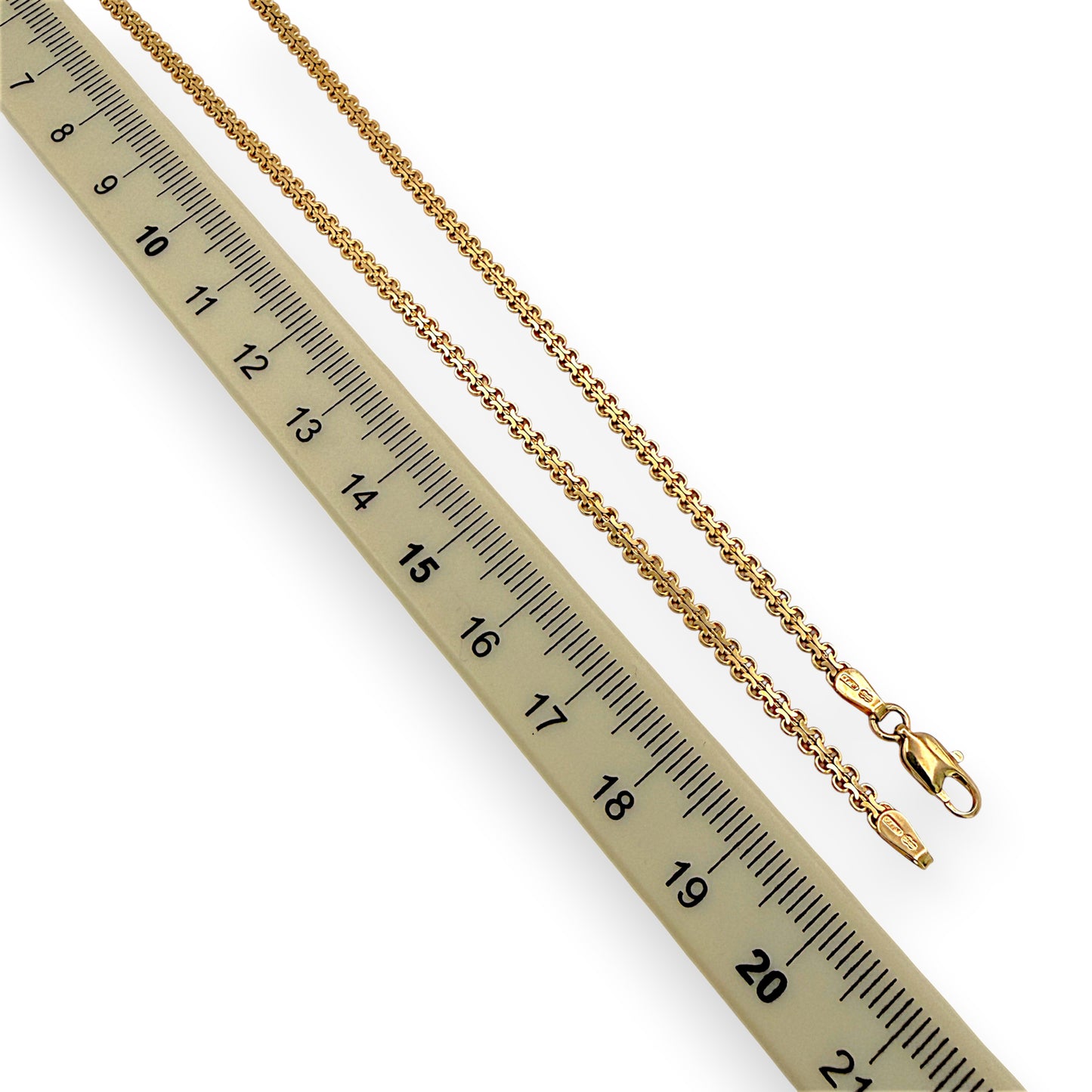 NZGD | 9ct Gold Aureum Double‑Flow Chain 42cm