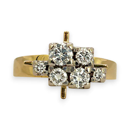 NZGD | 18ct Gold Artisan Diamond Atelier Ring Valuation $5,000