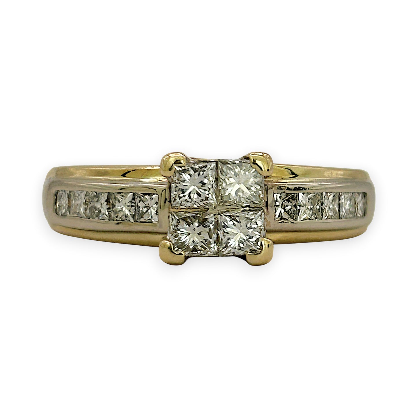 NZGD | 18ct Gold Princess Brilliance Ring Valuation $6,200