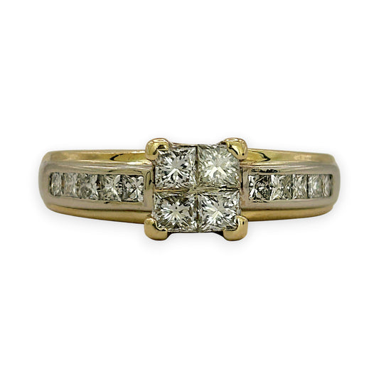 NZGD | 18ct Gold Princess Brilliance Ring Valuation $6,200