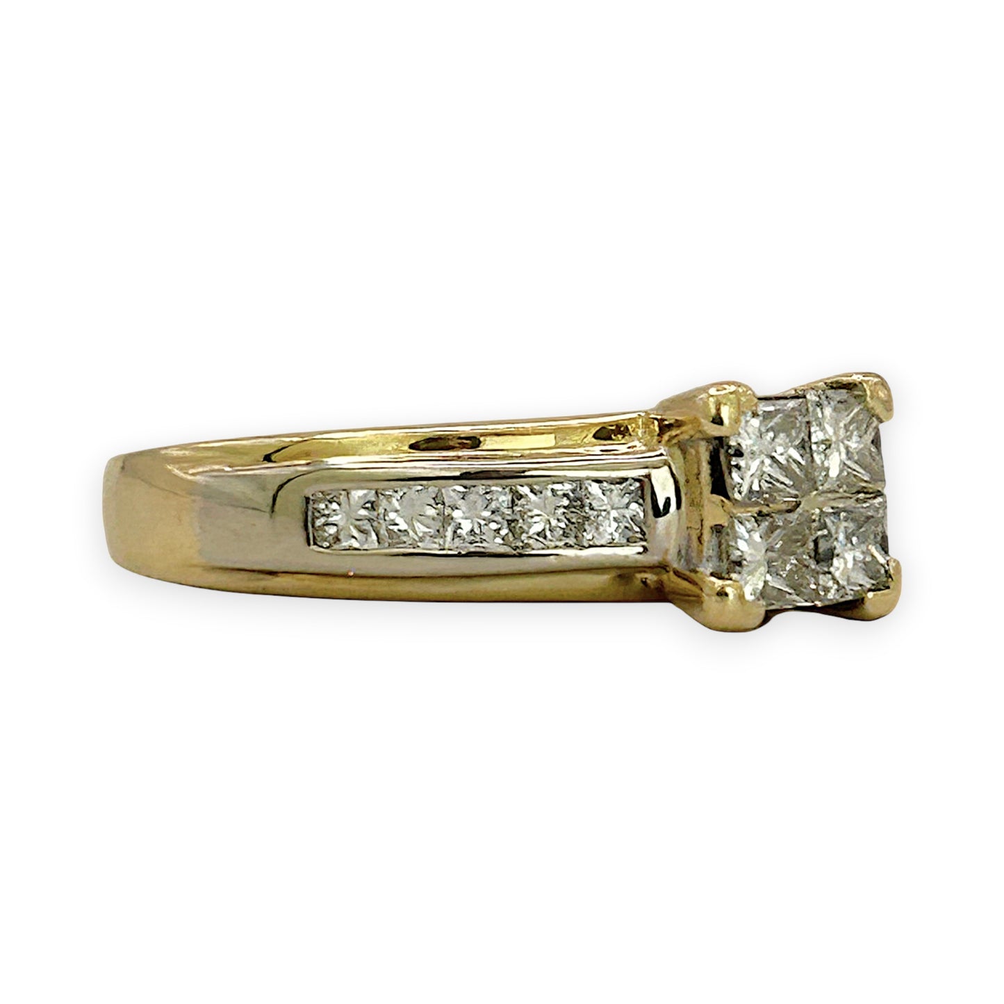 NZGD | 18ct Gold Princess Brilliance Ring Valuation $6,200