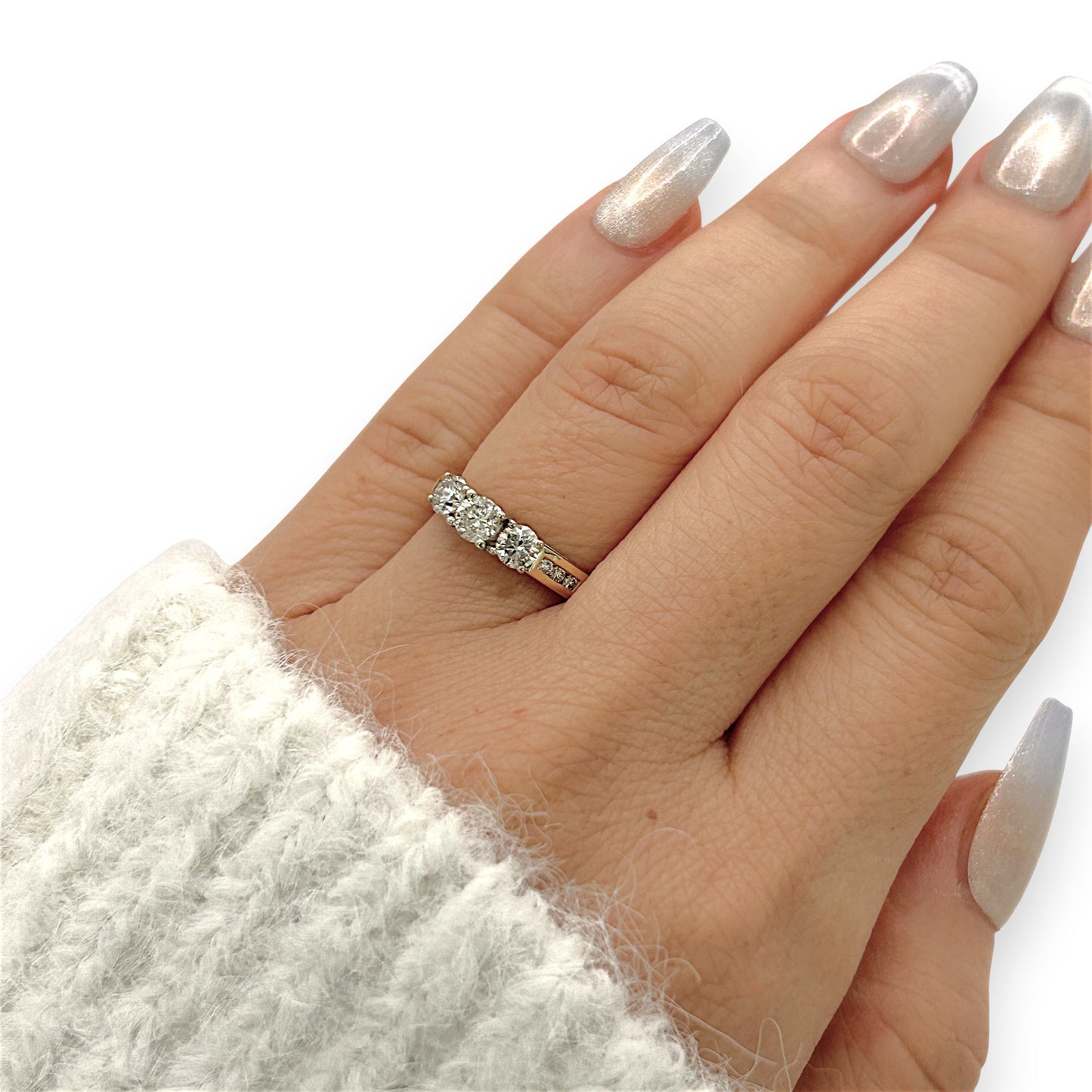 NZGD | 18ct Gold Celestial Harmony Trio Ring Valuation $4,800