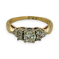 NZGD | 18ct Gold Diamond Radiance Cluster Ring Valuation $3,650